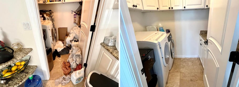 Laundry room cleaning - Jane´s Cleaning Service - Orange County, California
